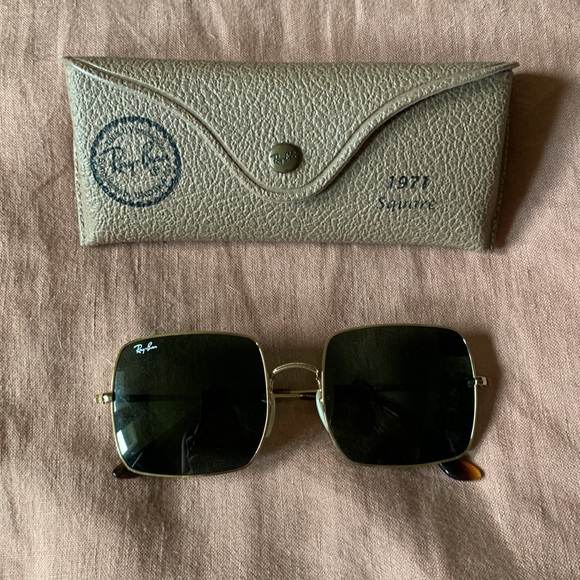 Ray-Ban Square 1971 Metal Sunglasses - Picture 2 of 5
